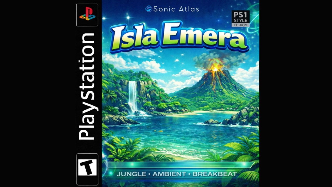 PS1 Style Ambient Jungle Soundtrack | Isla Emera (Full Album)