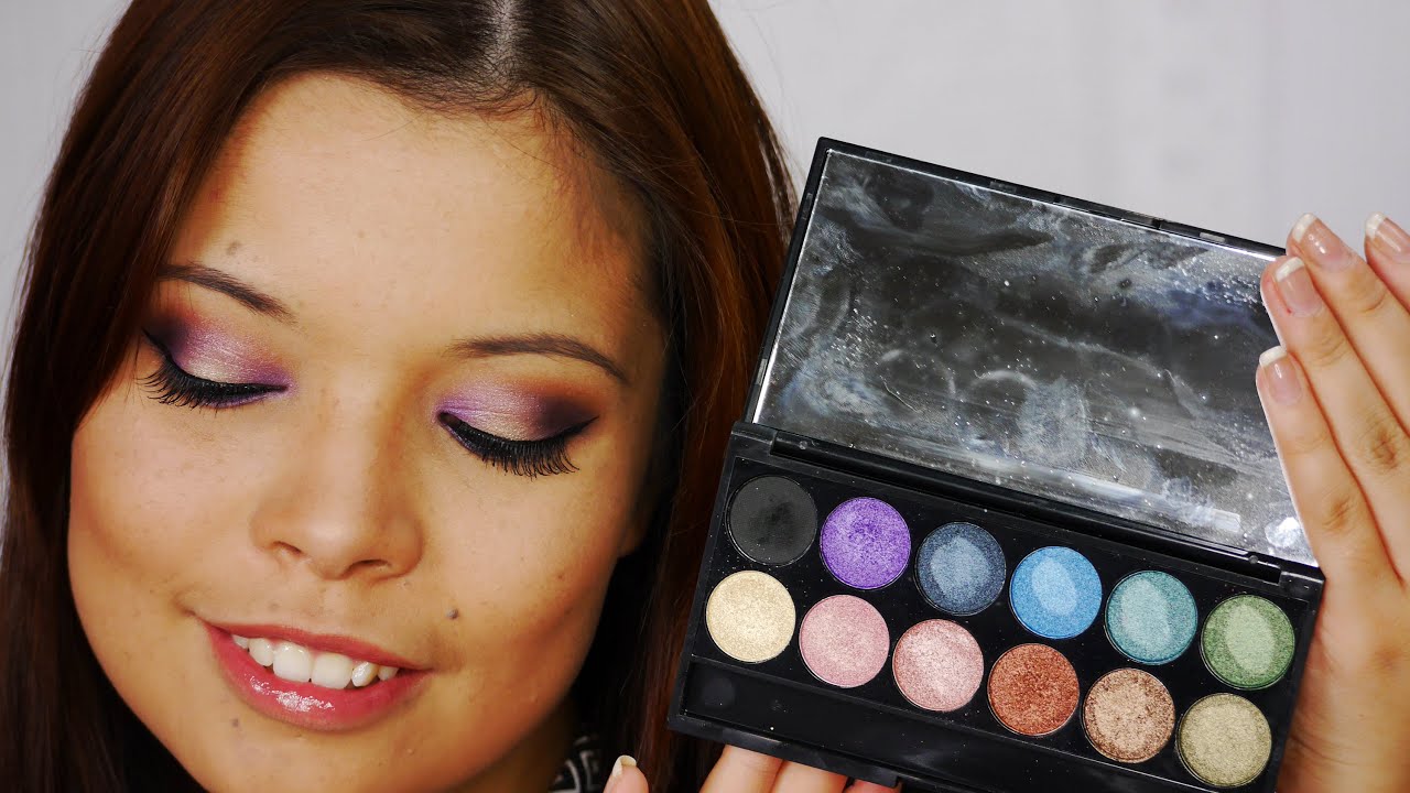Silvester Party Make Up mit der Sleek 