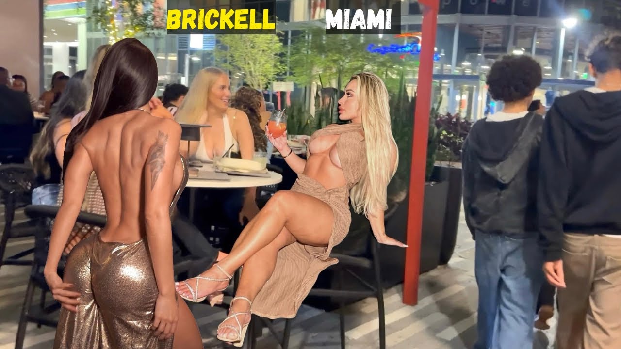 😵‍💫🔥 BRICKELL NIGHTLIFE WALK TOUR - THIS PLACE IS OUT OF CONTROL