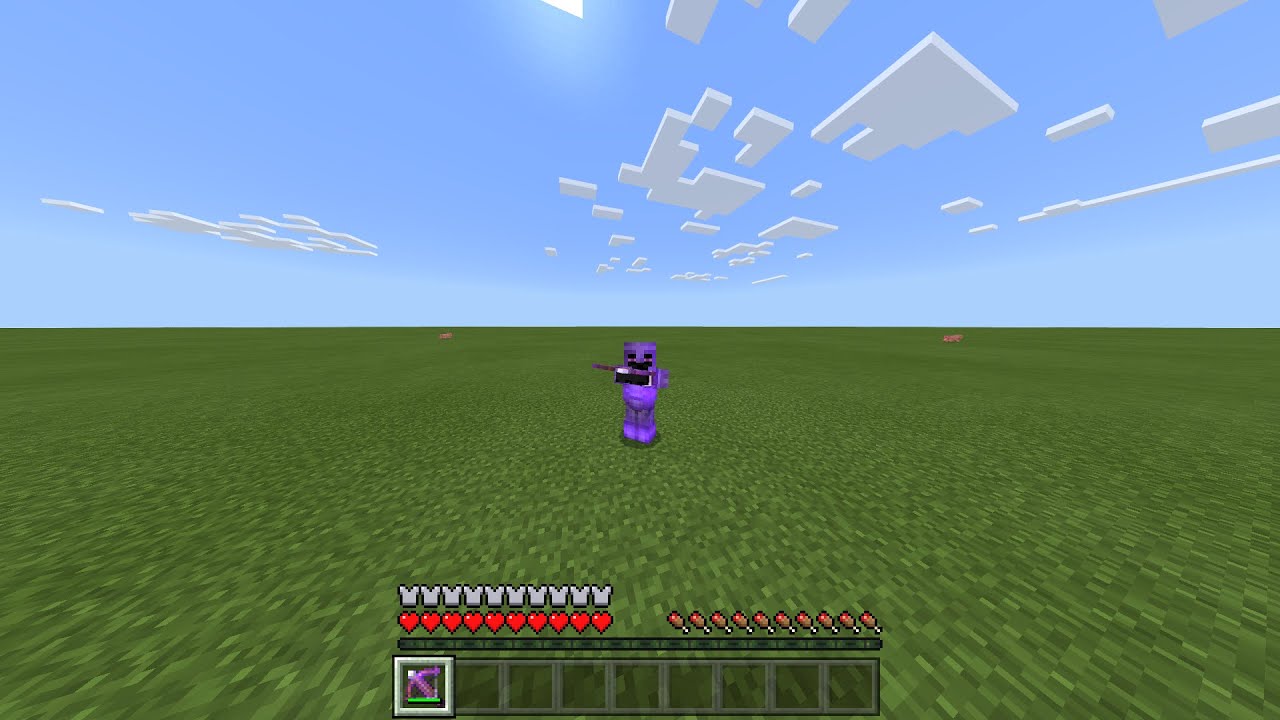 This Weapon Can One Shot Full Prot 4 Netherite! (Minecraft Bedrock Tutorial)