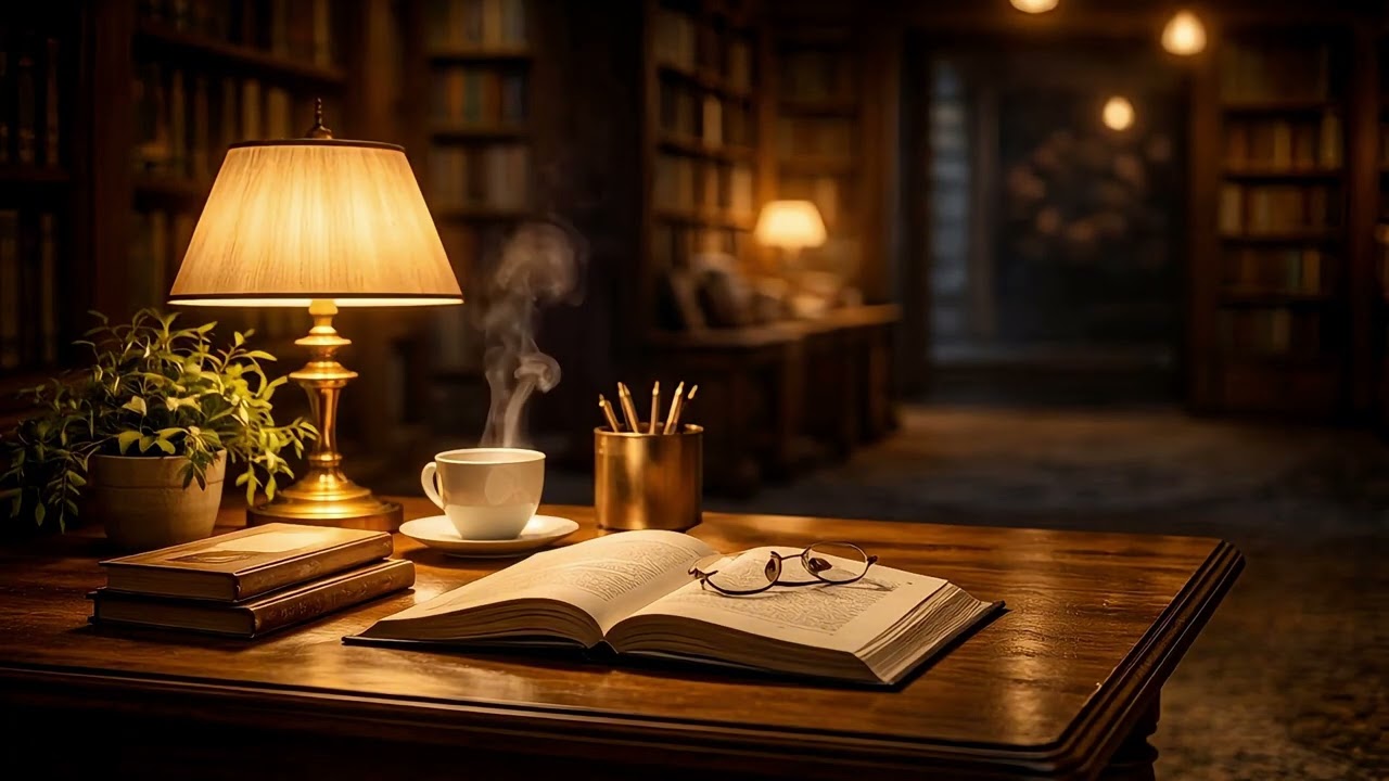 Library Focus Ambient 📚 Deep Work Music for Study, Reading & Concentration (1 Hour)
