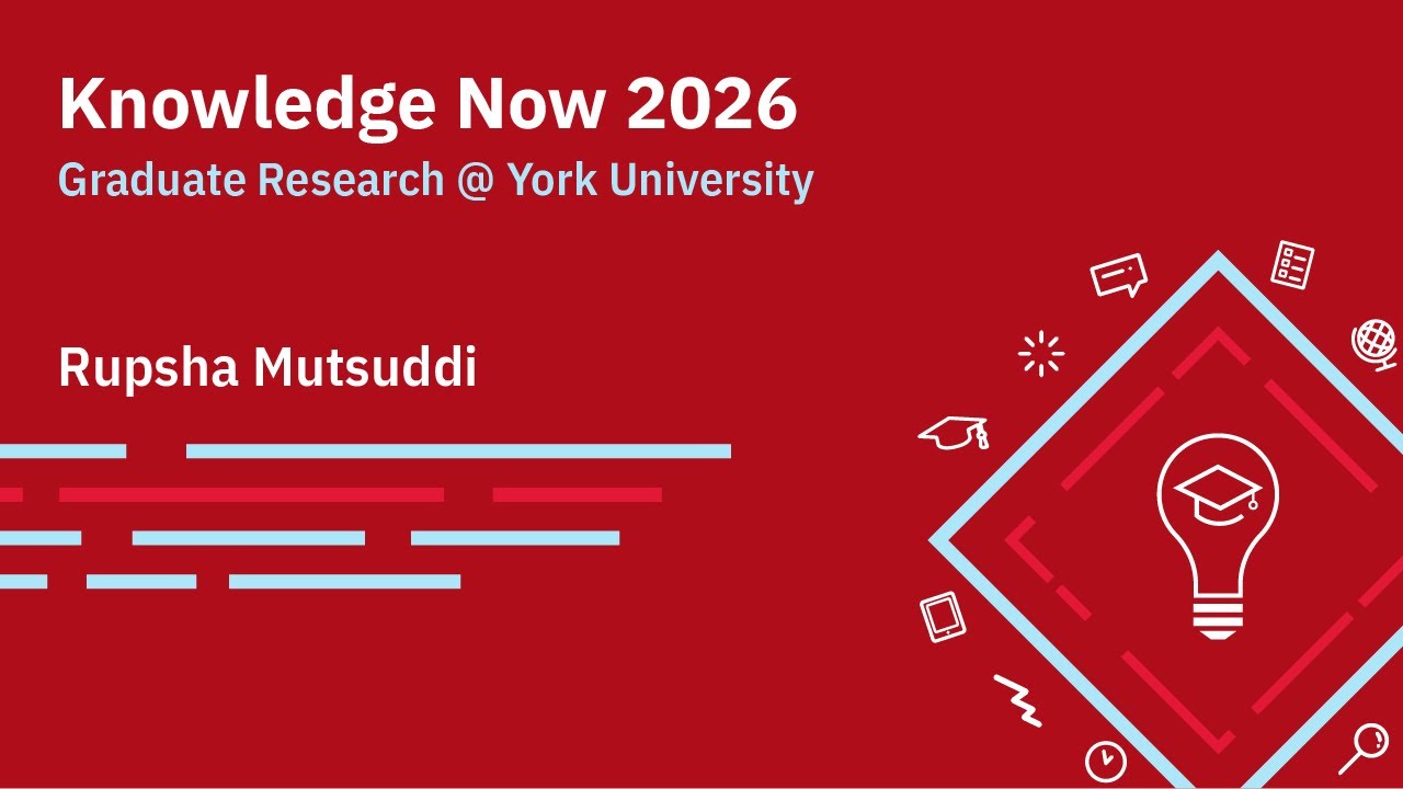 Knowledge Now - Graduate Scholar: Rupsha Mutsuddi