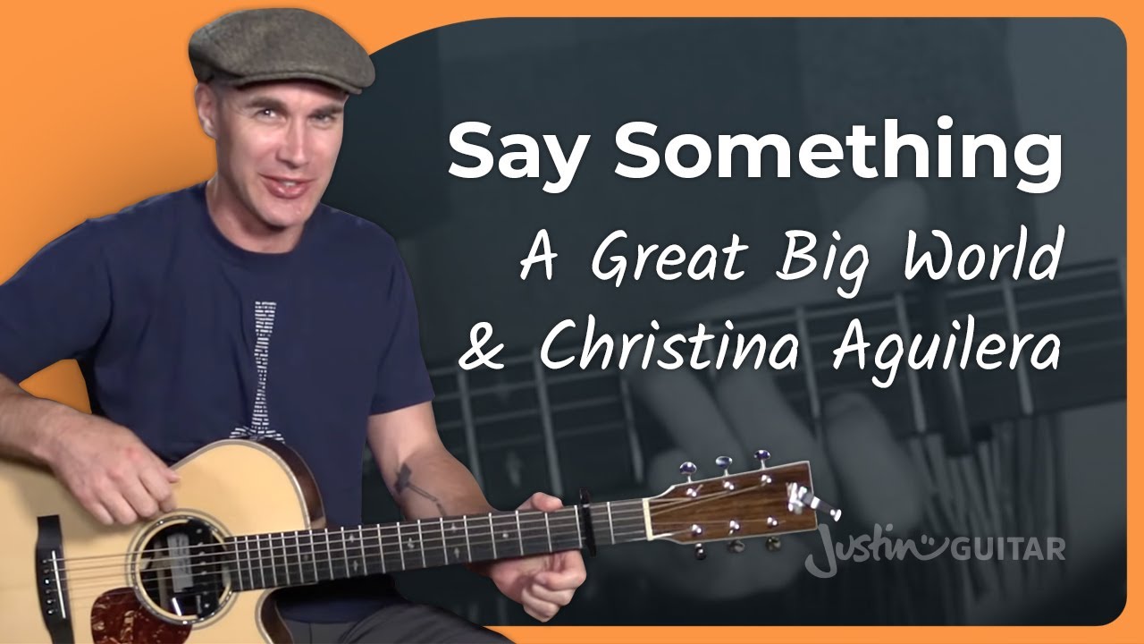 Say Something by A Great Big World & Christina Aguilera | Easy Guitar