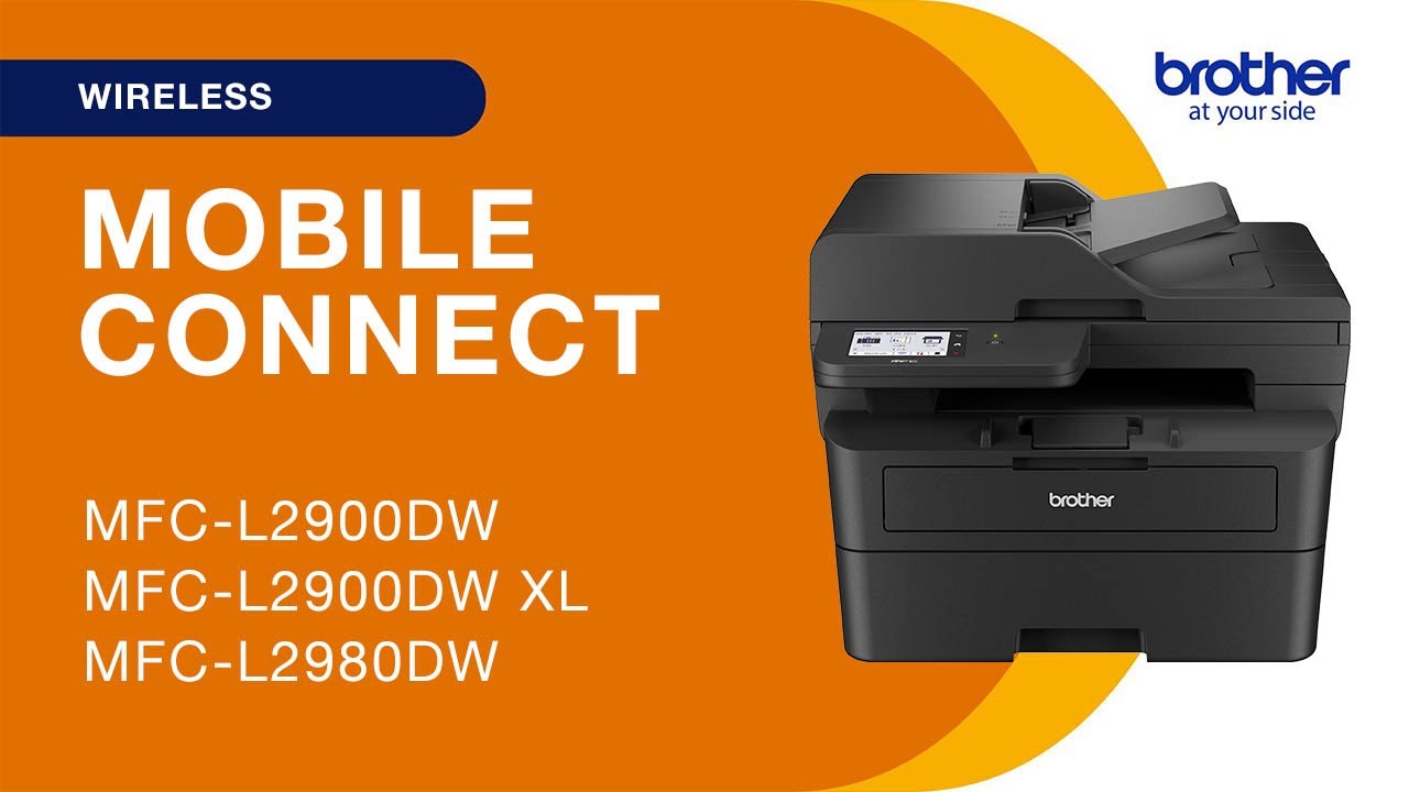 MFCL2900DW Connect to a mobile device