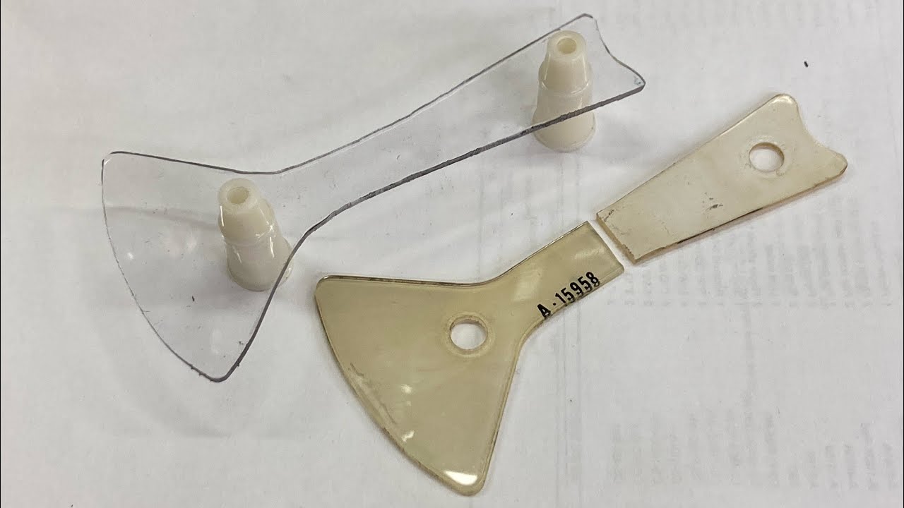 Recreating pinball plastic guides