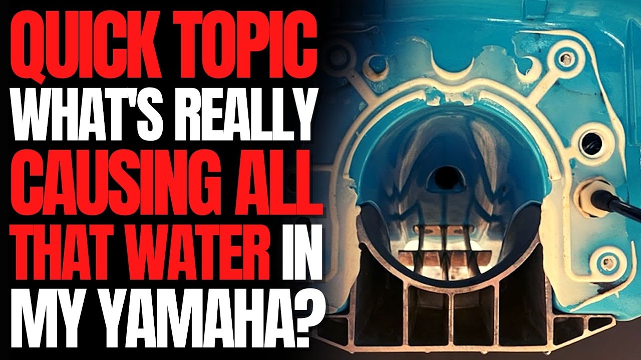 What is REALLY Causing All That Water In My Yamaha? WCJ Quick Topic