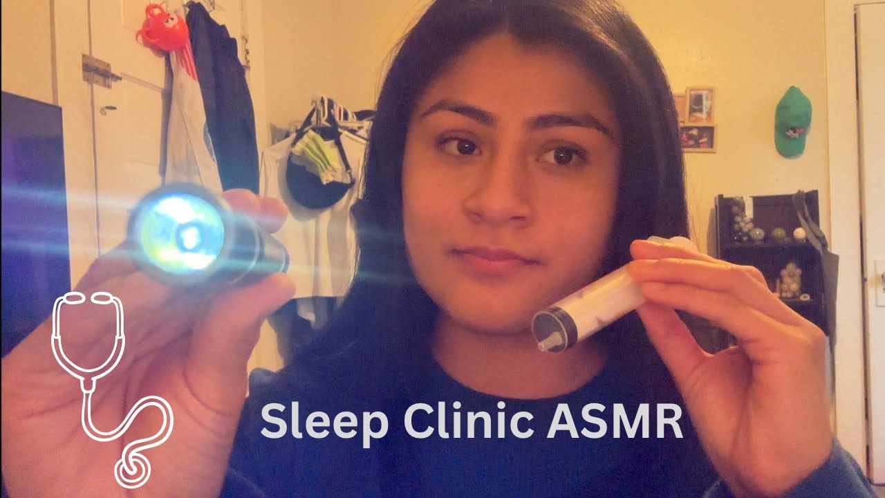 ASMR Sleep clinic check up (roleplay) #sleepclinic #asmr #asmrroleplay 