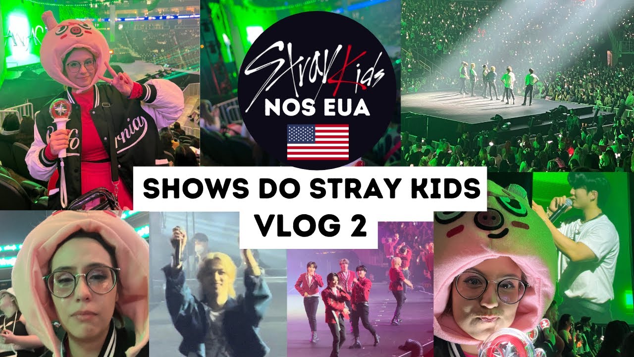 Show Stray Kids em Atlanta (VLOG 2) | meu deus eu vi o CHANGBIN😭FELIX olhou pra gente VÁRIAS VEZES