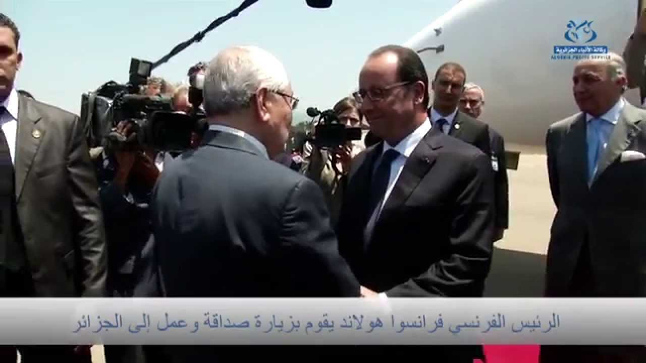 الرئيس الفرنسي يصل إلى الجزائر في زيارة صداقة وعمل