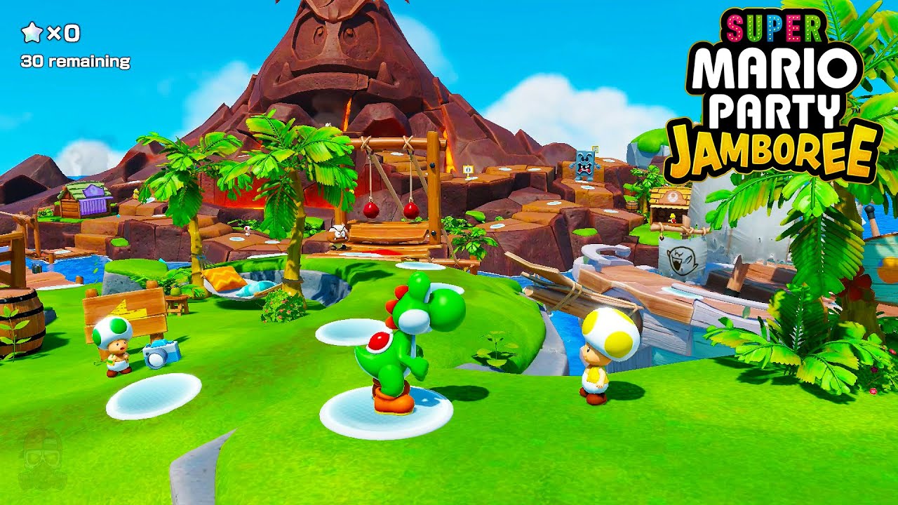 Super Mario Party Jamboree - Party Planner Trek (Goomba Lagoon 100%)