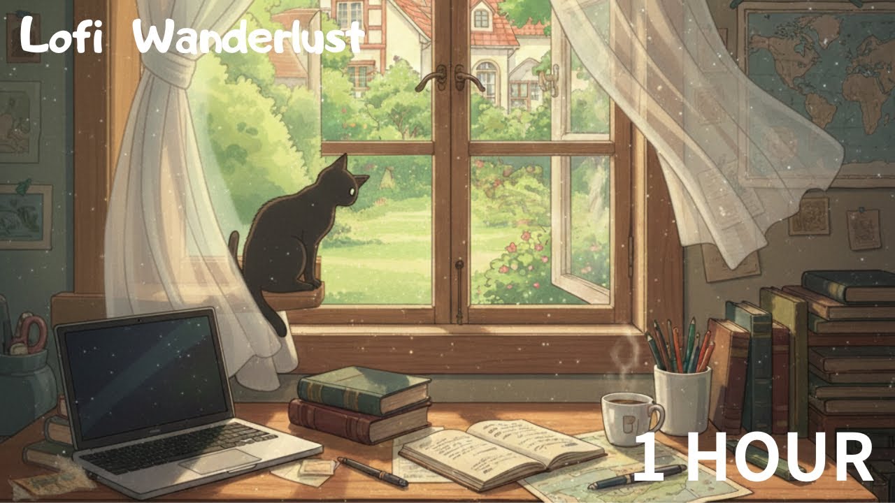 久石讓風格治癒音樂 🌸 貓的午後時光：你需要一段安靜的時間 | Nostalgic Ghibli Piano Mix (1 HOUR)