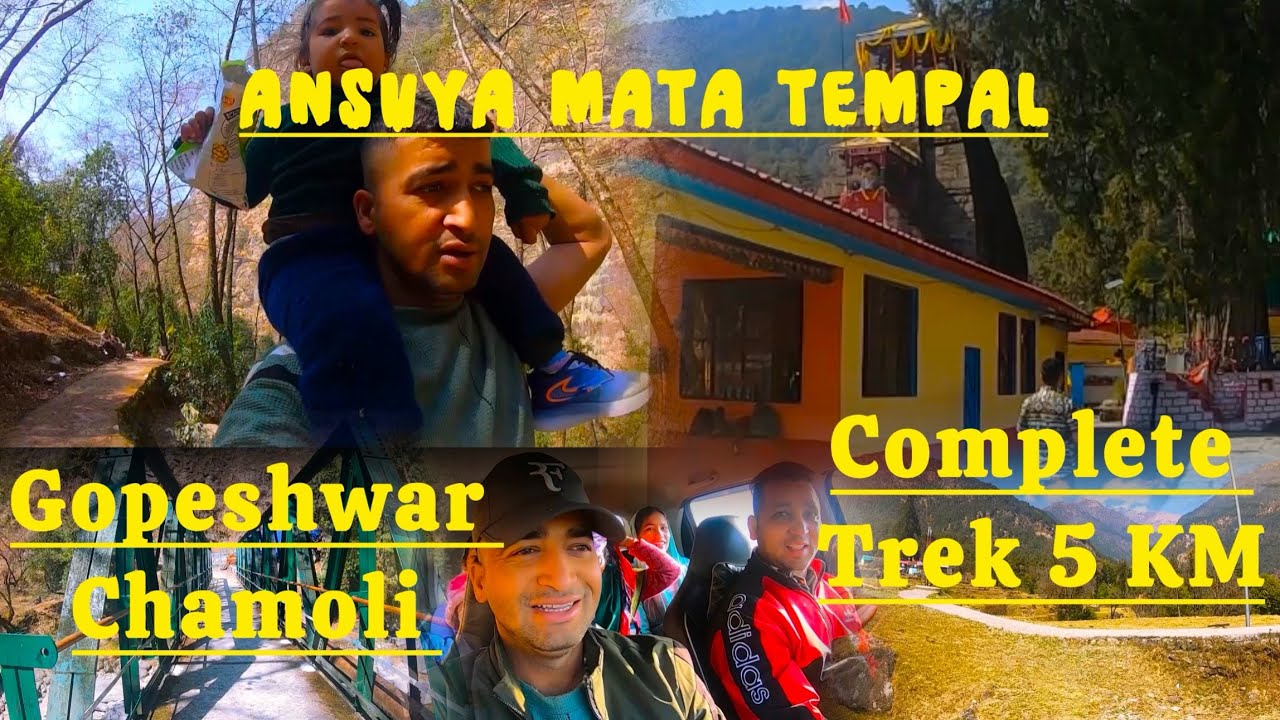 Ansuya Mata Trek Complete Route | Mandal Ansuya Mata Temple | Uttarakhand Trek Vlog part1