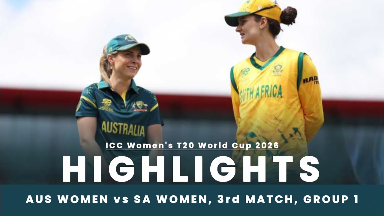 AUSW vs RSAW | ICC Women's T20 World Cup 2026 | Full Highlights #AUSWvsRSAW