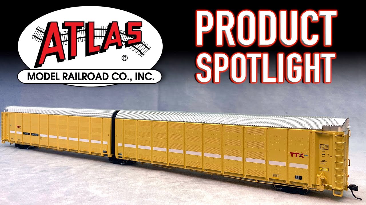 HO Scale Thrall Articulated Autorack Atlas Product Spotlight