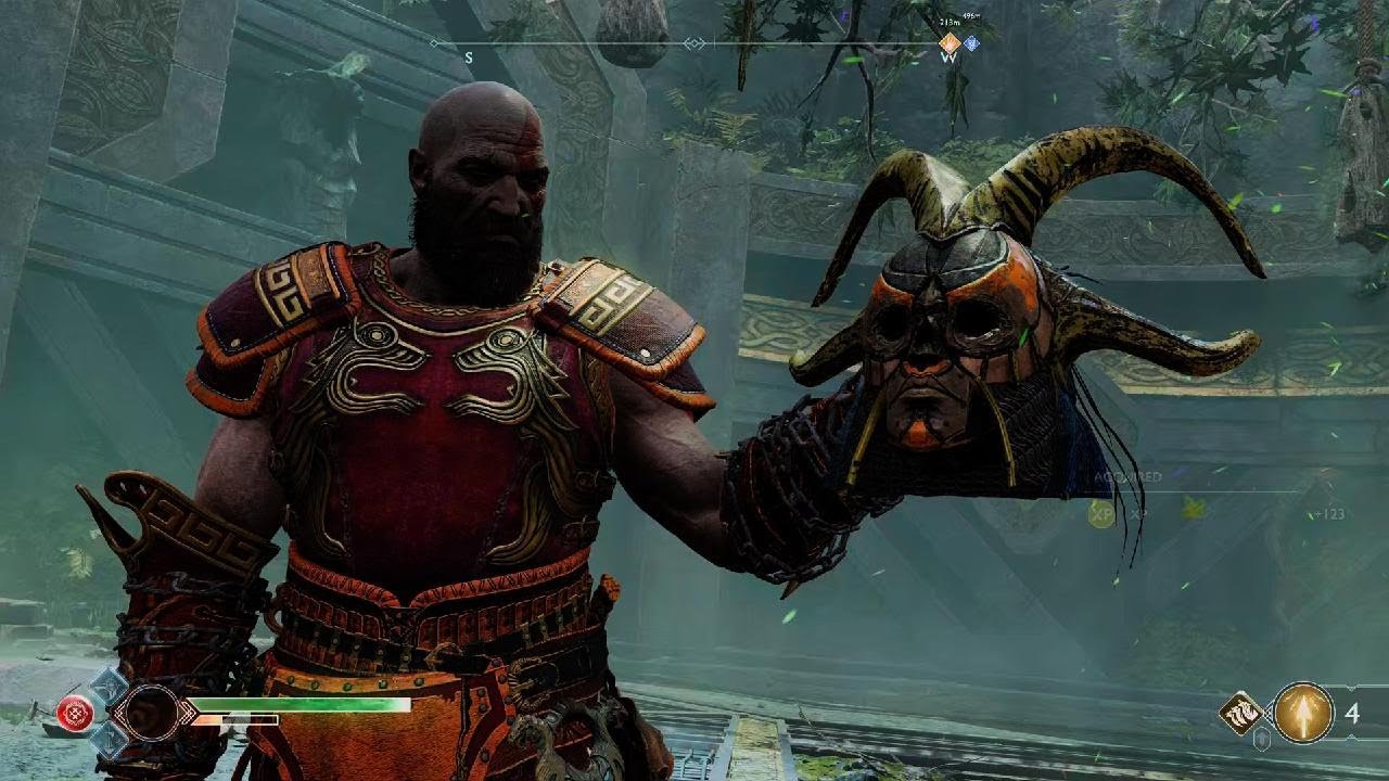 God of War- GMGOW NG+ - Kara- No Damage- Armor of Ares Set