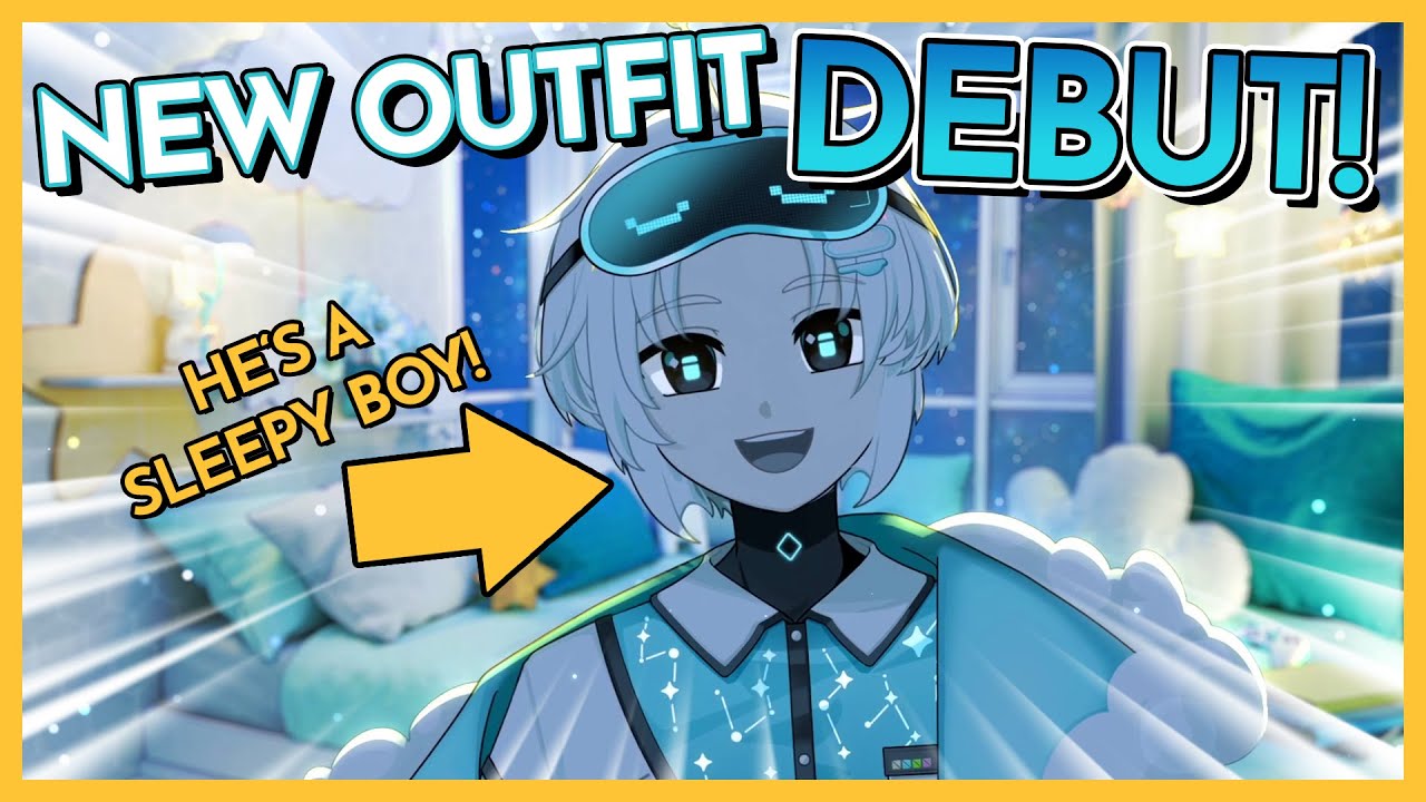 Lyro's Sleepy Outfit Debut [VTuber Clips]