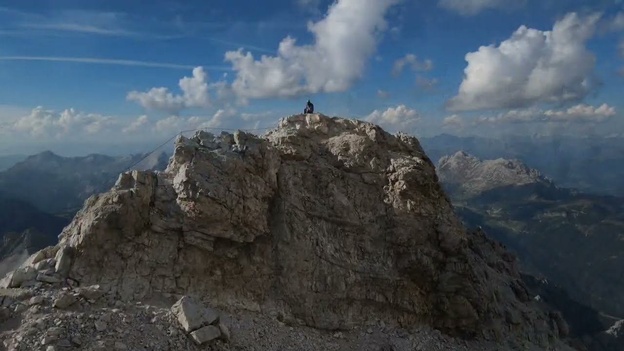 Dolomites, Cristallo D' Mezzo summit 3154 meters