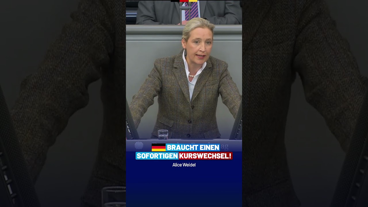 Alice Weidel rechnet mit Merz ab! - AfD-Fraktion im Bundestag