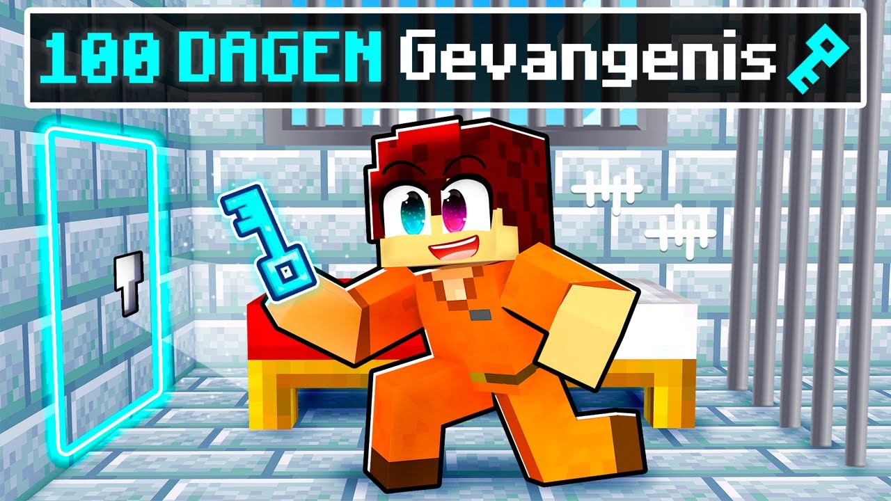 Overleef 100 DAGEN in Minecraft GEVANGENIS! (FILM)
