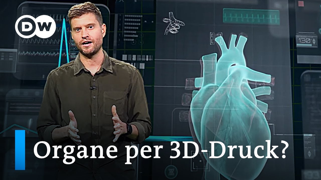 Herz aus dem 3D-Drucker: Revolution für Organspenden? | DW Shift