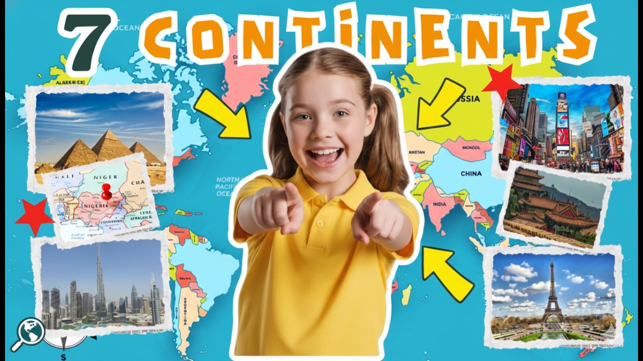 World Geography Made Easy for Kids: 7 Continents Adventure