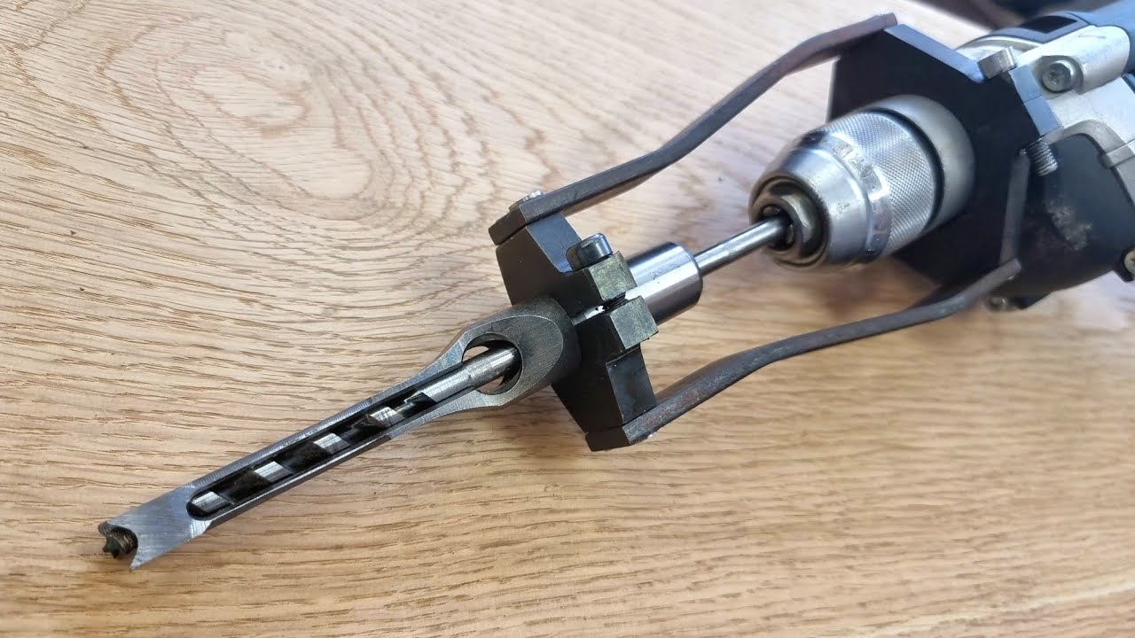Machining Homemade Square Hole Drill Bit Adapter