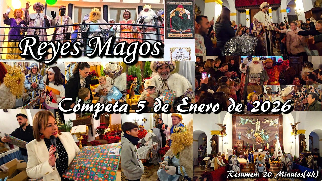 Los Reyes Magos. 5 de Enero de 2026. Cómpeta. Resumen: 20 Minutos.(4k)