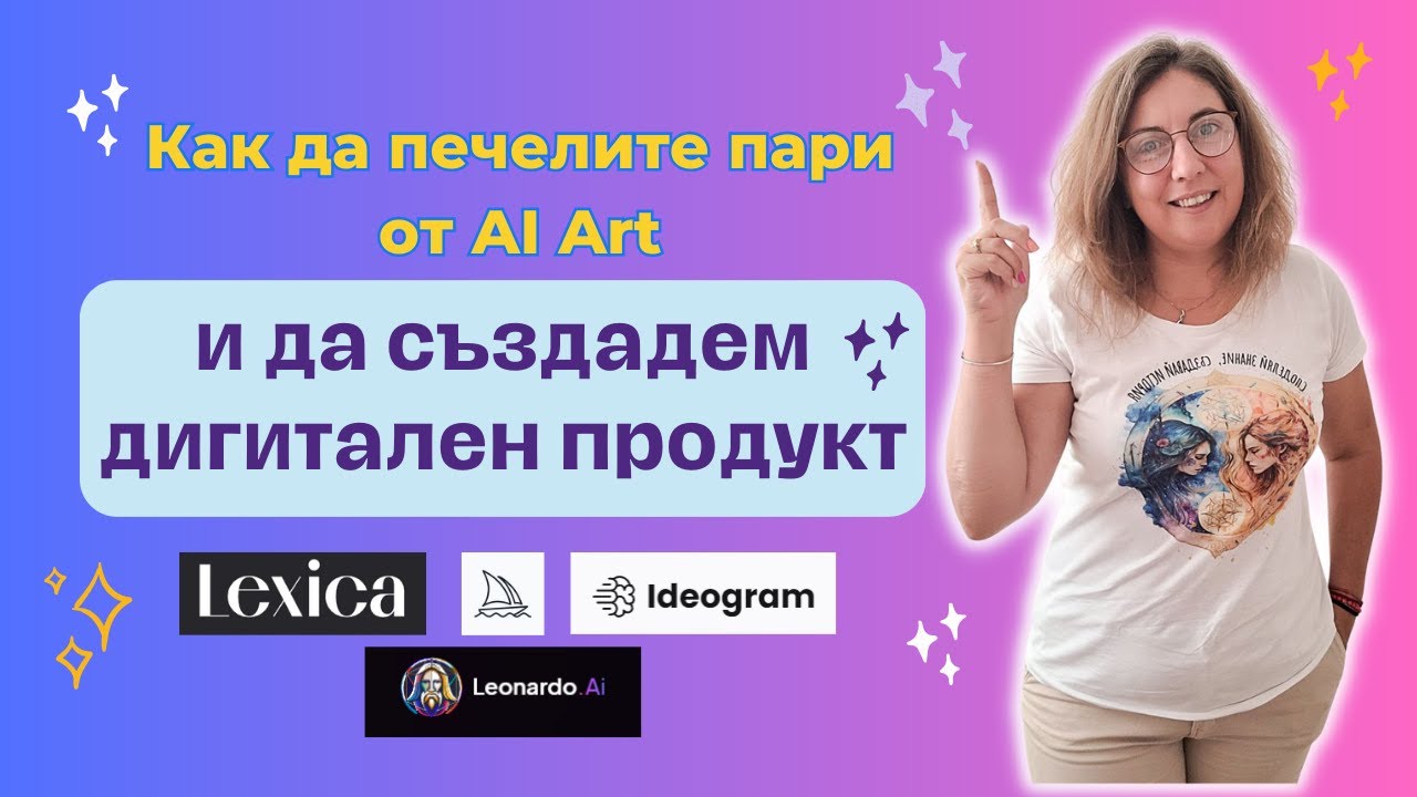 Как да печелим пари от AI Art и да създадем дигитален продукт