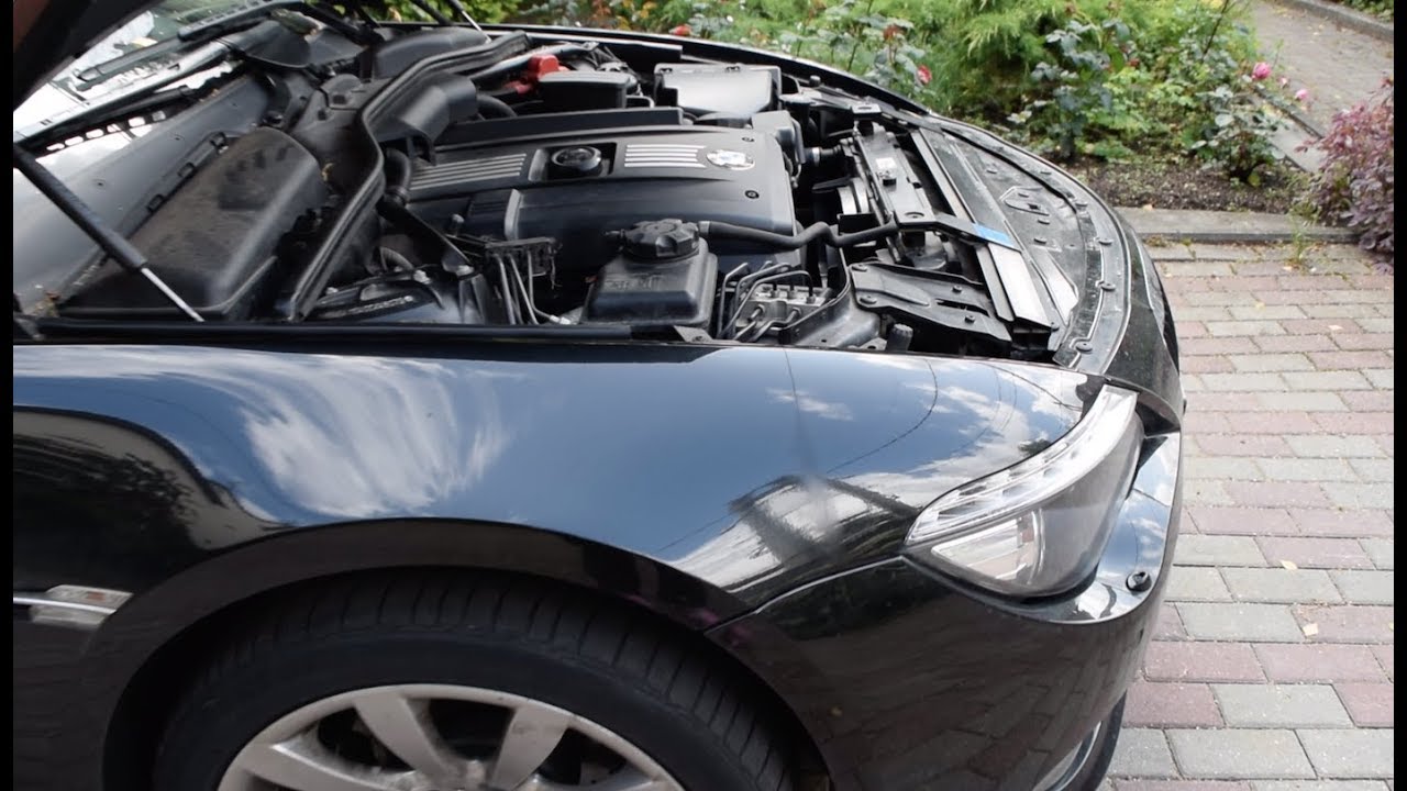 Замена жидкости ГУР с бачком и шлангом на BMW e63/ Состояние фильтра внутри бачка на пробеге 67000