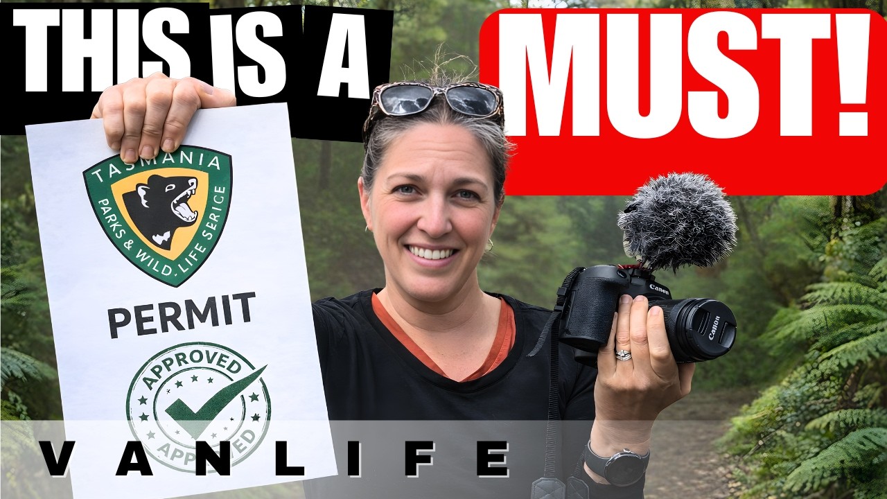 Van Life Creators: DON'T FILM WITHOUT THIS PERMIT! | Parks & Wildlife (Liffey Falls, TASMANIA)