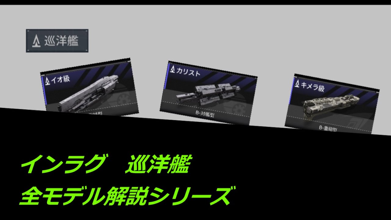 【インラグ】全モデル解説シリーズ　巡洋艦版