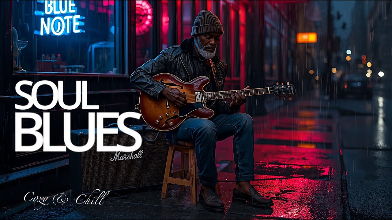 [ Soul.Blues ]   60年代ブルースの魂、やさしく眠りを誘う！60s, A Deep Guitar Journey** (真夜中の雨のブルース：