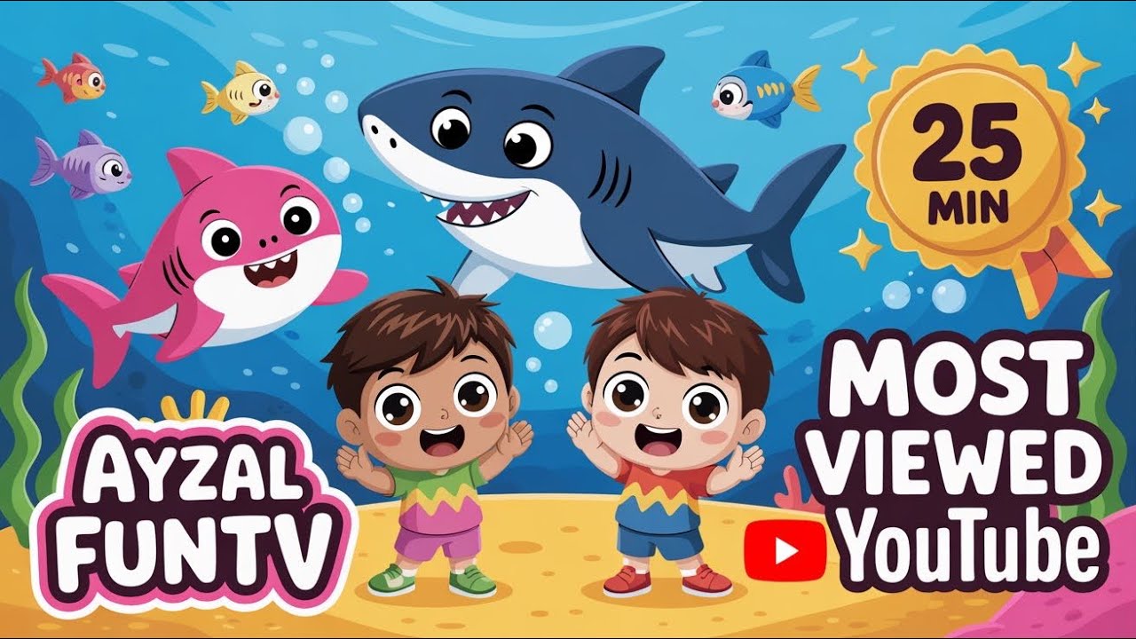 [25 Min] Baby Shark, Abc Animal Song, Old Macdonald, ABCD, Wheels On The Bus +More Nursery Rhymes 