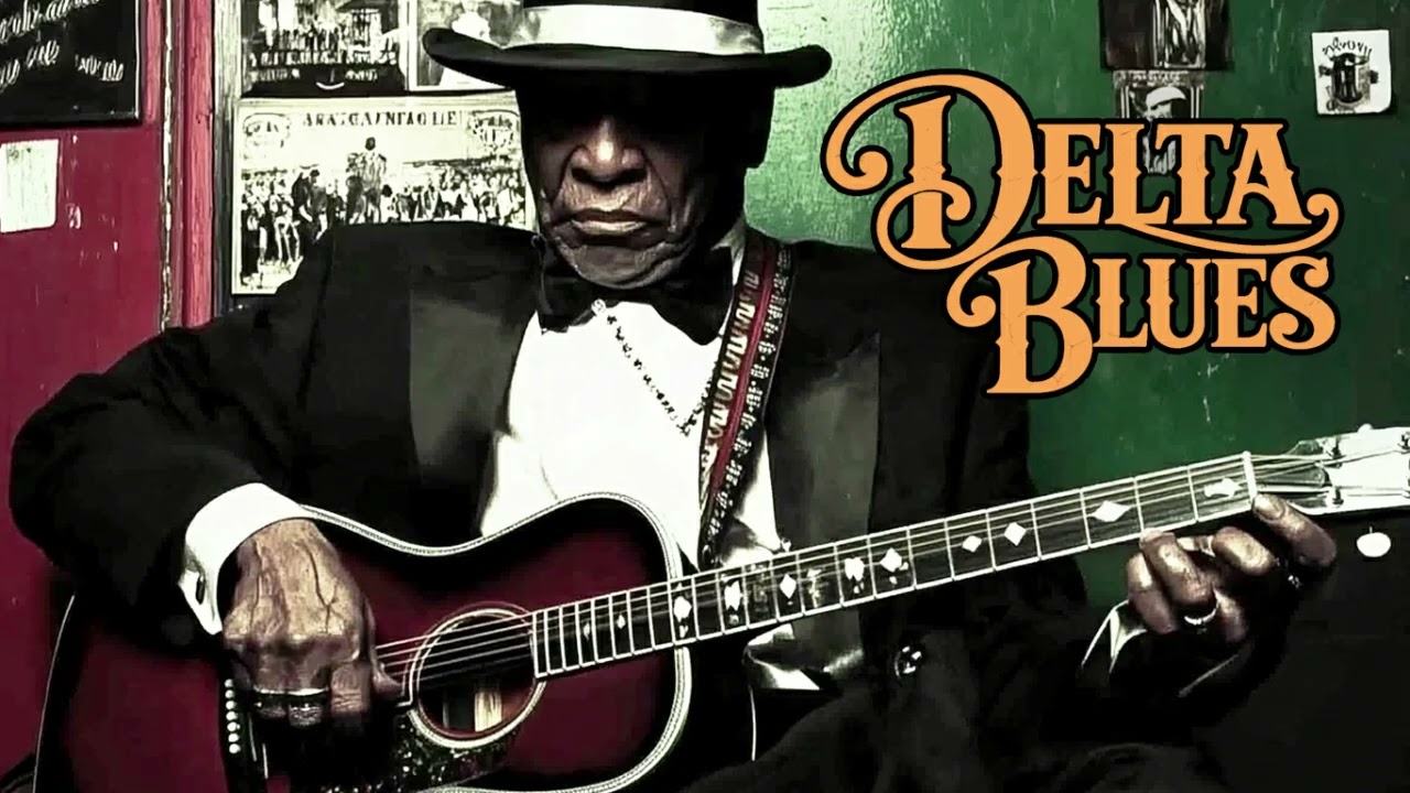 Delta Blues Guitar | Relaxing Groove, Slow Blues Music