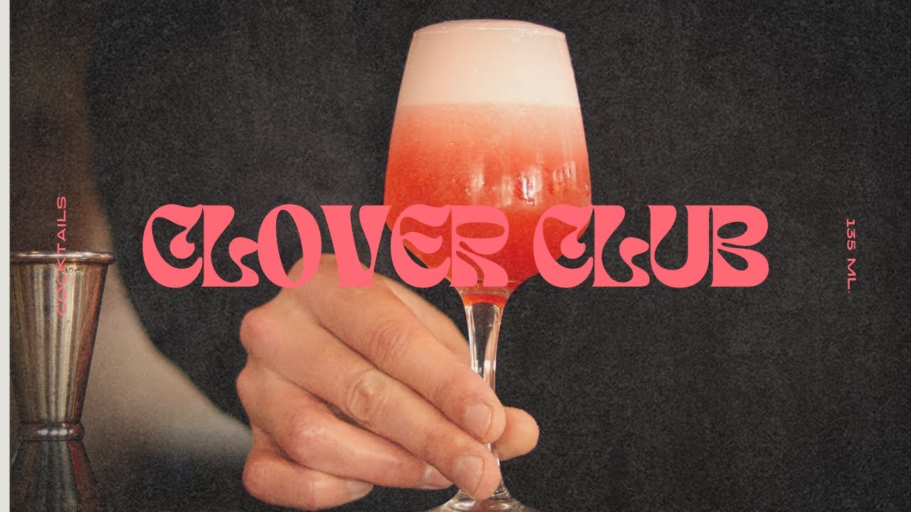 CLOVER CLUB : CE COCKTAIL EST UN BONBON !