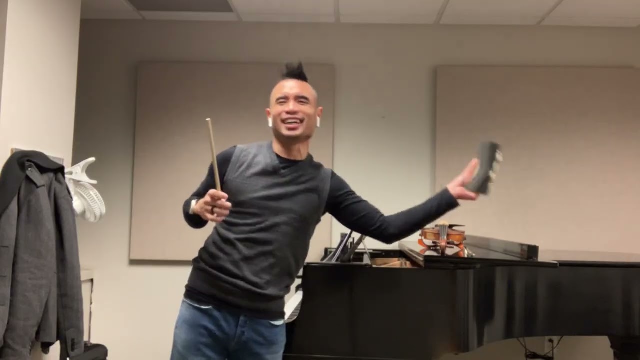 One at a time Suzuki rhythm diet with rest position and playing position 