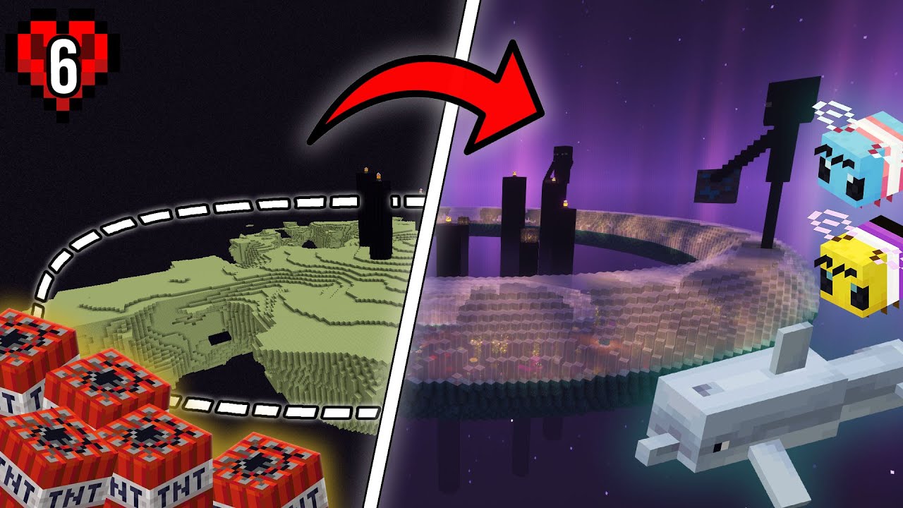 I Built The PERFECT Endquarium in Minecraft Hardcore