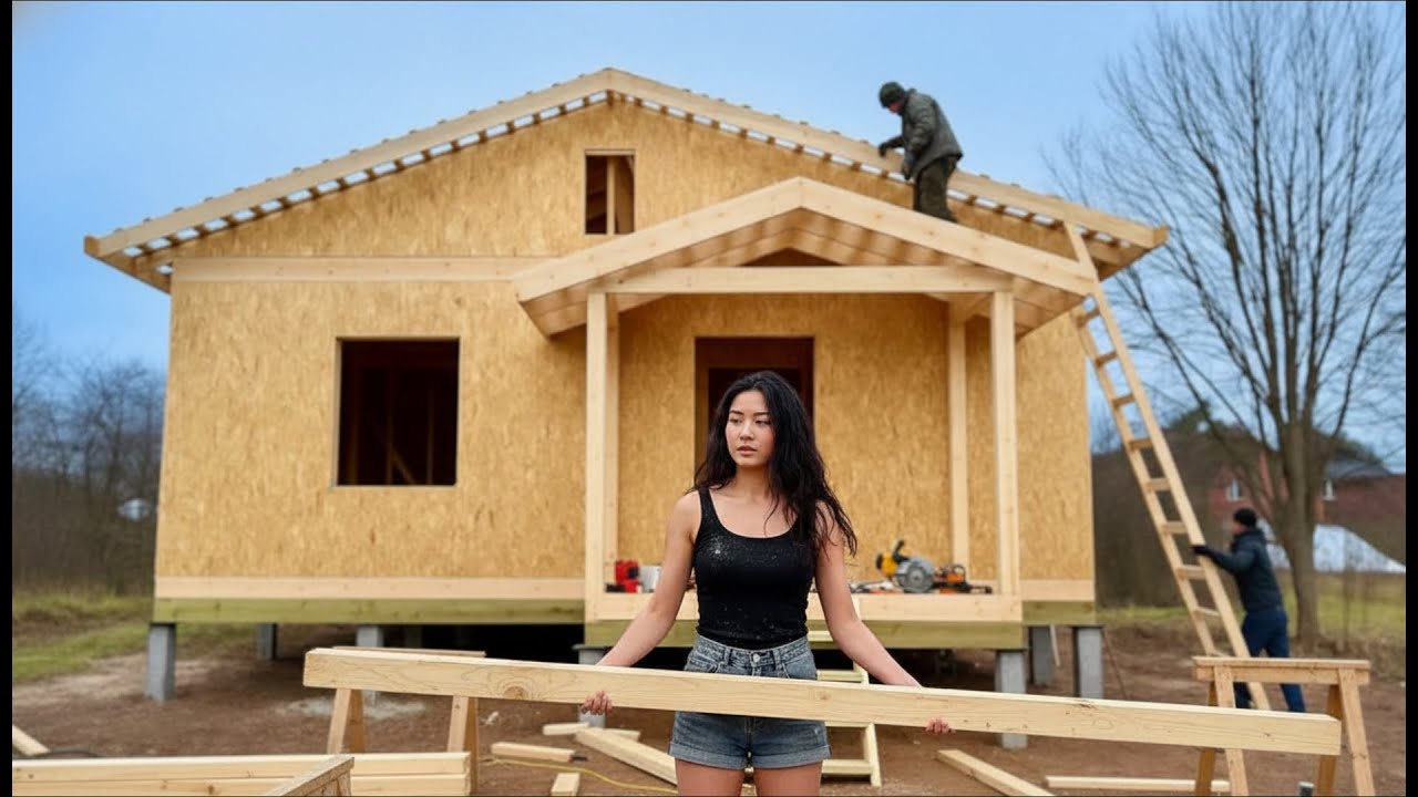 DIY Cheapest House in 9 Days   Complete Building Process Anyone Can Do Part 2
