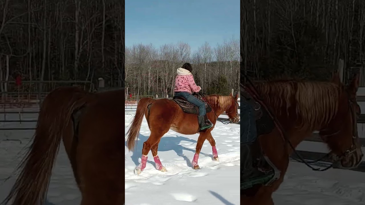 Riding on loose rain an relaxstion