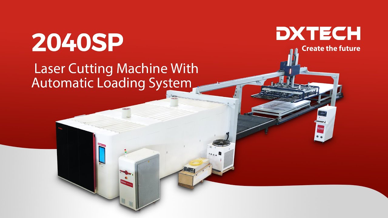 2040SP Sheet Metal Fiber Laser Cutting Machine with Automatic Loading System