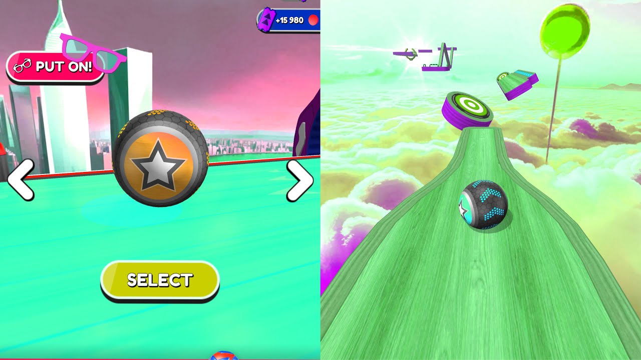 ⚾️🥎Going Balls Speedrun Challenge Vs Reverse Balls Speedrun Walkthrough Gameplay