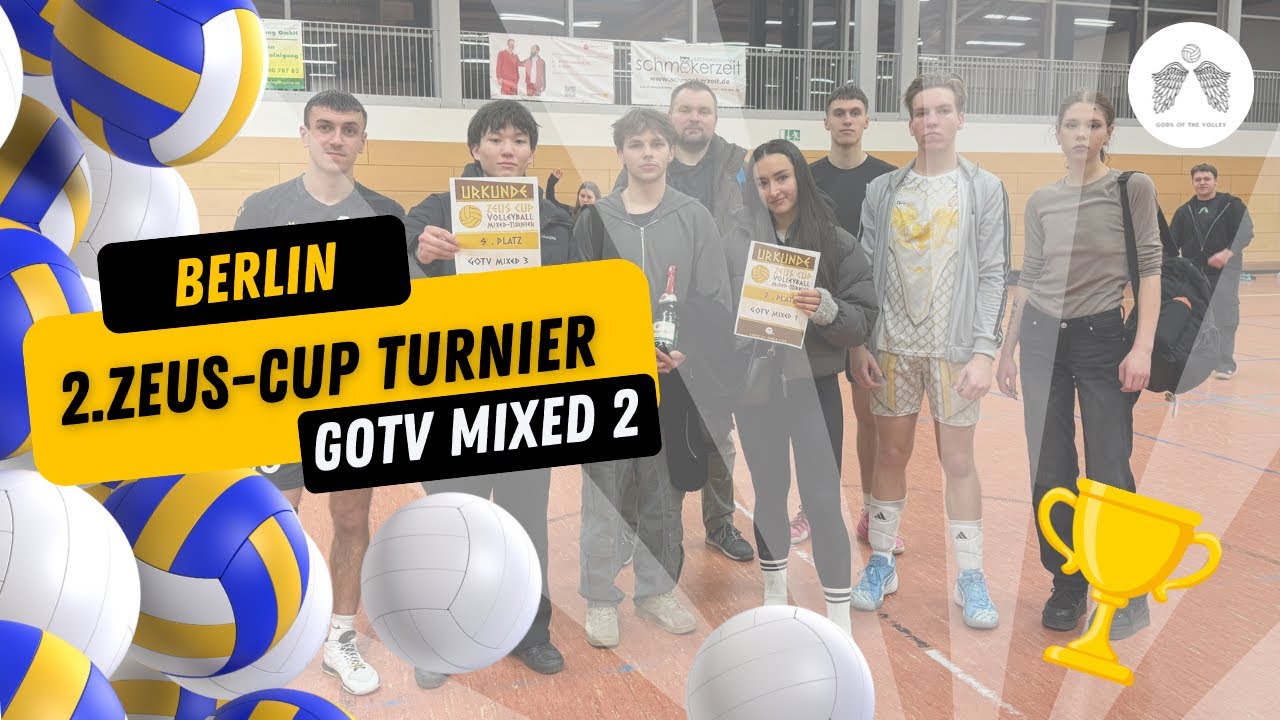 Волейбол. 2. Zeus-Cup Turnier “GOTV Mixed 2”. Проект “Gods of the Volley” (Берлін, Німеччина)