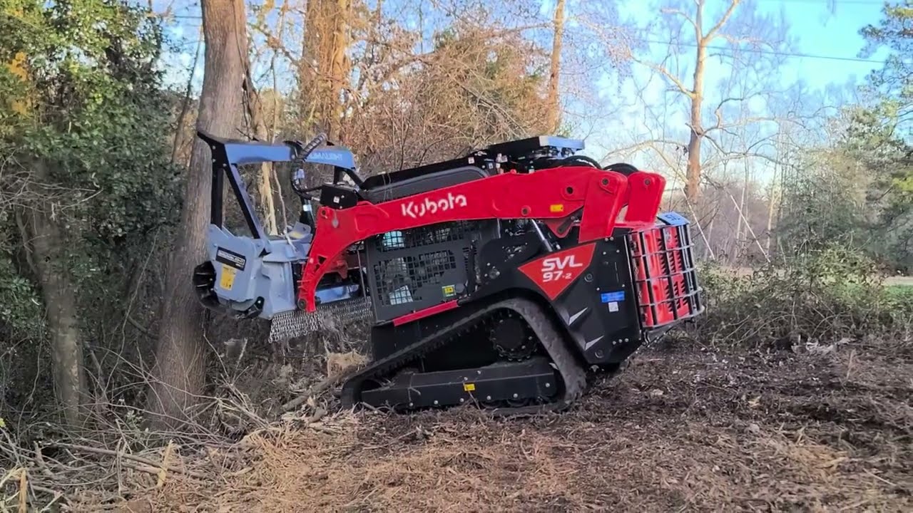 Customer in Action -  MS972 Heavy Duty Fixed Tooth Mulcher for Skidsteer