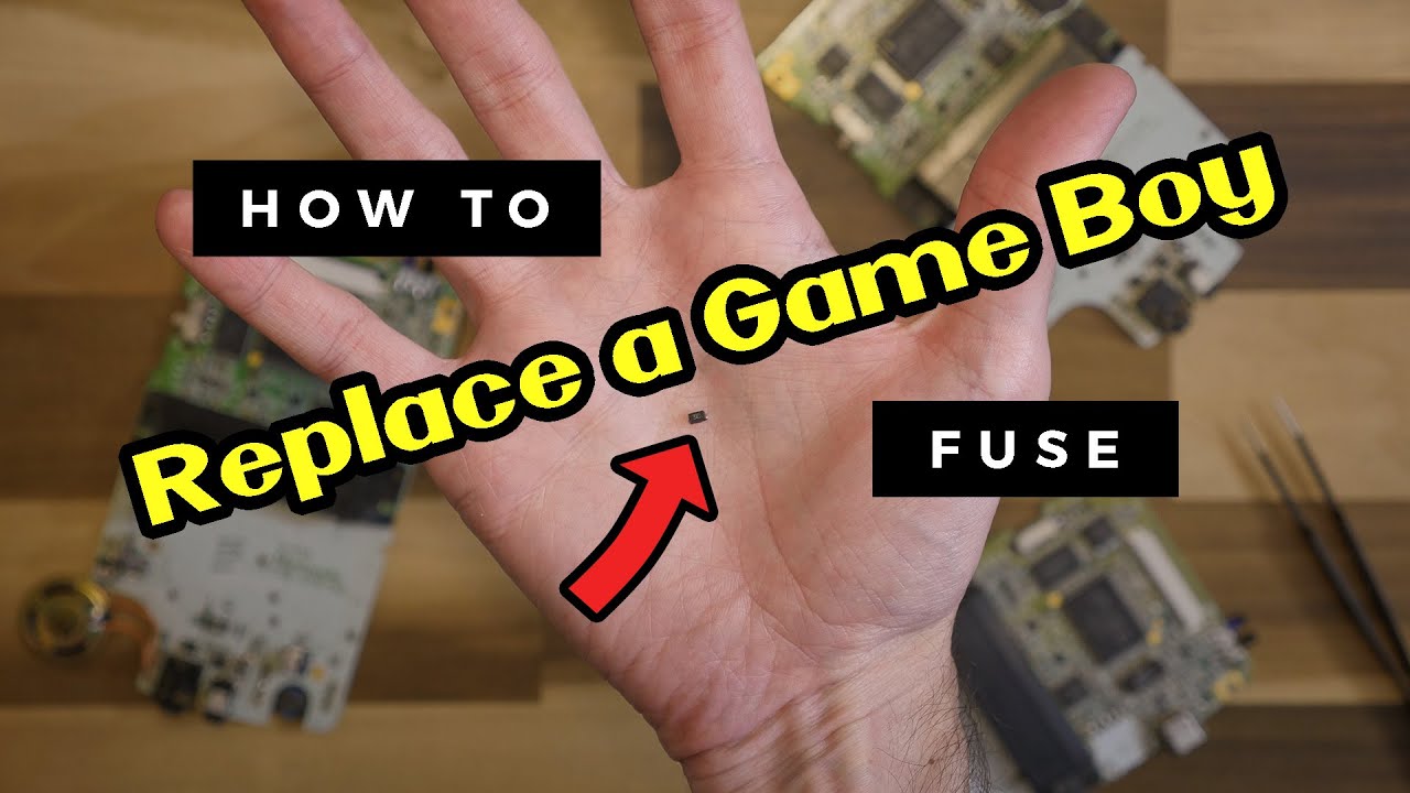 Game Boy Color не включается? Проверьте предохранитель!