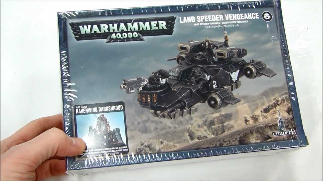 Распаковка и обзор Dark Angels Vengeance Speeder