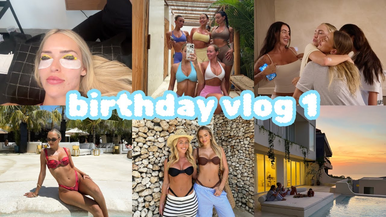 BIRTHDAY VLOG 1 | lash lift in bali, reflecting on being 30, girls arrive from aus, party prep