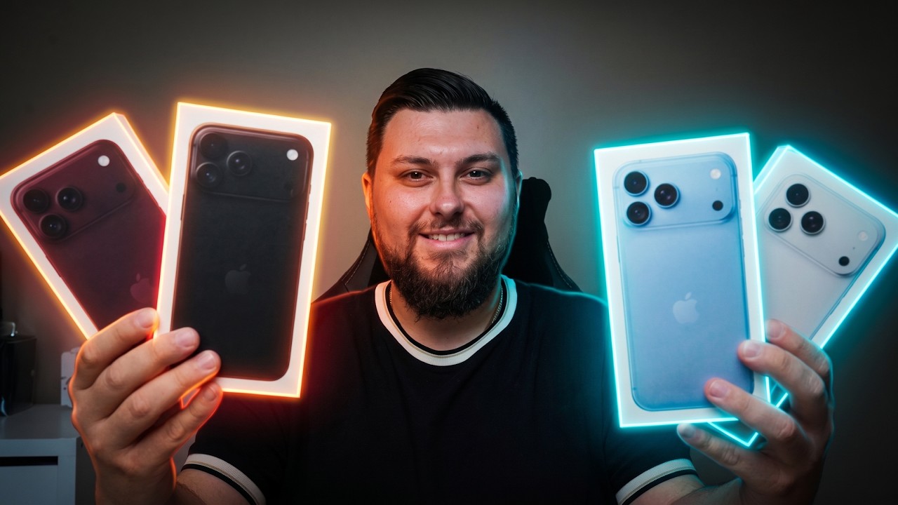Распаковка и первые впечатления от ВСЕХ цветов iPhone 18 Pro Max!