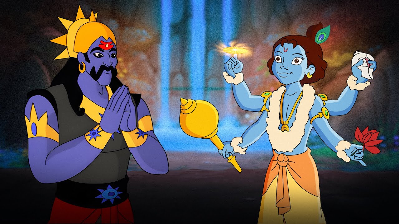 Krishna The Great - श्री कृष्ण के विश्वरूप दर्शन | Cartoons for Kids in YouTube | Hindi Stories