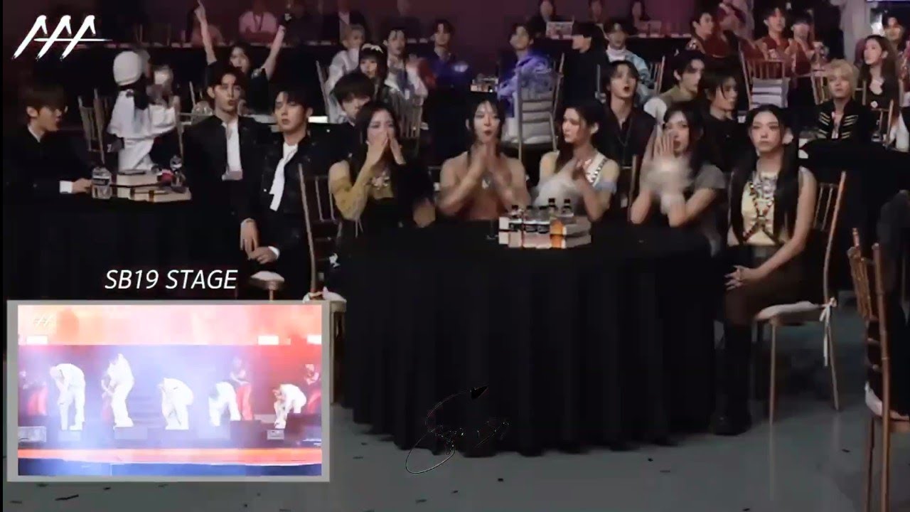 KPOP Artists Reaction to SB19 STELL's High Note of Crimzone at ASIA ARTIST AWARDS 2023