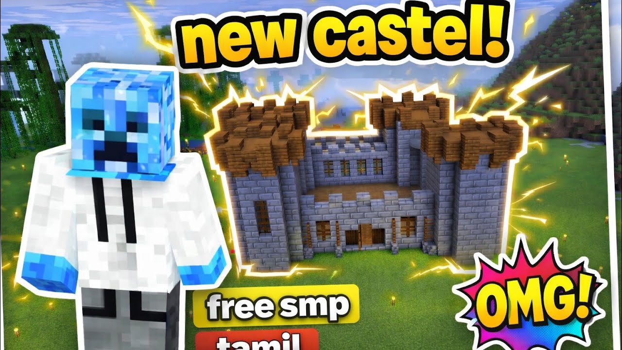 MINECRAFT SEPRATED THE SMP 🫡 | NEW BUILD | CASTEL | #viral #minecraft  #gaming  #funny #tamilfreesmp